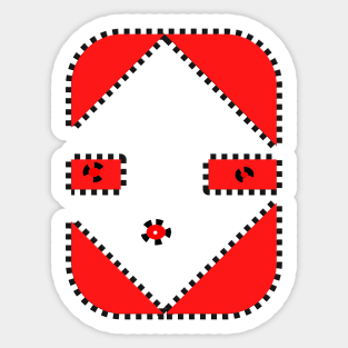 Pixel Design Sticker